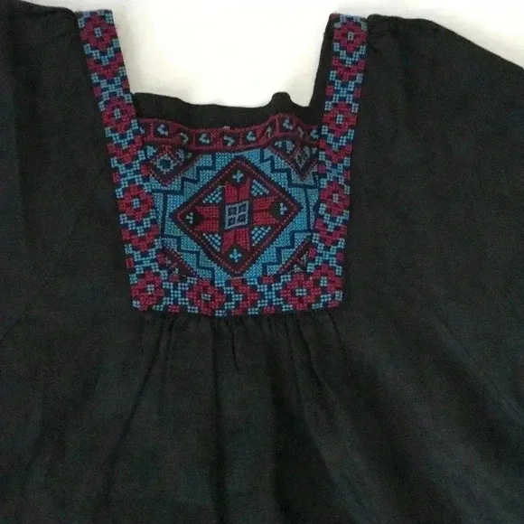 Madewell Wander Multicolor Embroidered Dress Size XXS—A2 - Picture 5 of 8